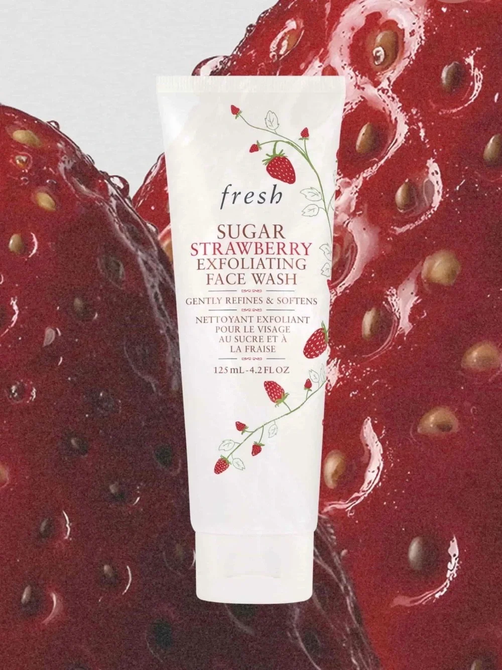 BRAND NEW UNUSED Fresh Sugar Peach Hydrating Lip Balm & Strawberry Exfoliating